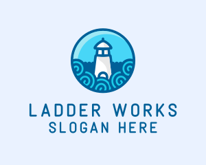 Coastal Marine Lighthouse logo design