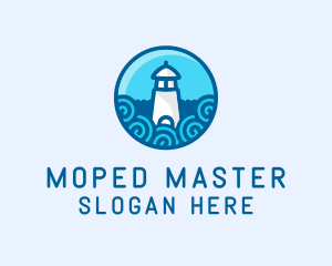 Coastal Marine Lighthouse logo design