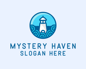 Coastal Marine Lighthouse logo design