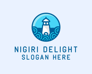 Coastal Marine Lighthouse logo design