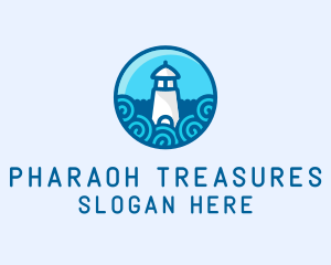 Coastal Marine Lighthouse logo design