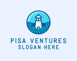 Coastal Marine Lighthouse logo design