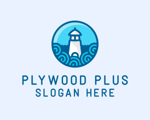 Coastal Marine Lighthouse logo design