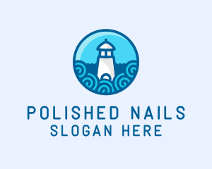 Coastal Marine Lighthouse logo design