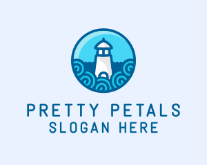 Coastal Marine Lighthouse logo design