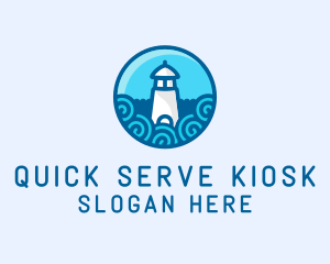 Coastal Marine Lighthouse logo design