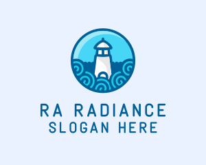 Coastal Marine Lighthouse logo design