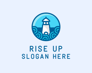 Coastal Marine Lighthouse logo design