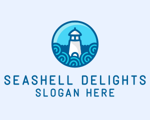 Coastal Marine Lighthouse logo design