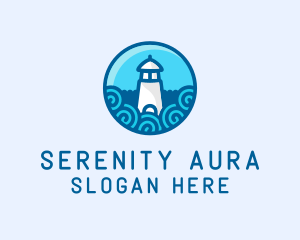 Coastal Marine Lighthouse logo design