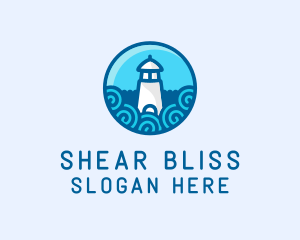 Coastal Marine Lighthouse logo design