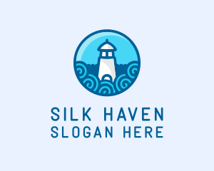 Coastal Marine Lighthouse logo design