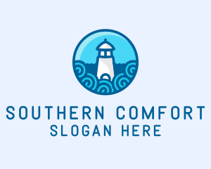 Coastal Marine Lighthouse logo design