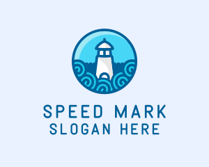 Coastal Marine Lighthouse logo design