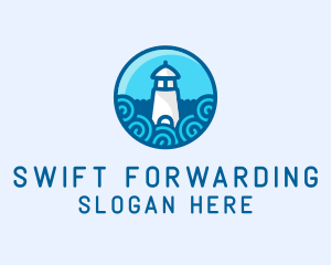 Coastal Marine Lighthouse logo design