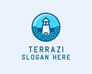 Coastal Marine Lighthouse logo design