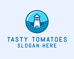 Coastal Marine Lighthouse logo design