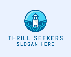 Coastal Marine Lighthouse logo design