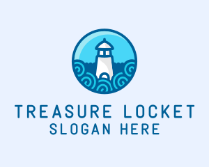 Coastal Marine Lighthouse logo design