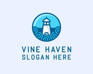 Coastal Marine Lighthouse logo design