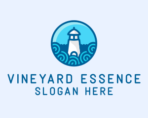 Coastal Marine Lighthouse logo design