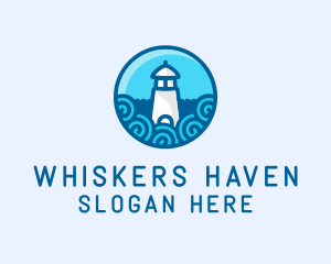 Coastal Marine Lighthouse logo design