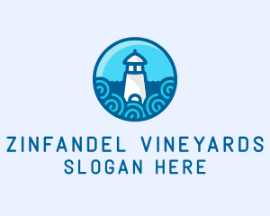 Coastal Marine Lighthouse logo design