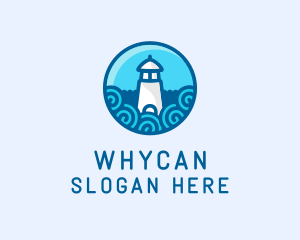 Maritime - Coastal Marine Lighthouse logo design