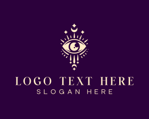 Bohemian - Boho Eye Astrology logo design