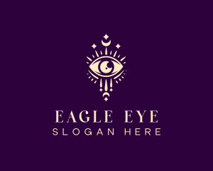 Boho Eye Astrology logo design