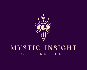 Boho Eye Astrology logo design