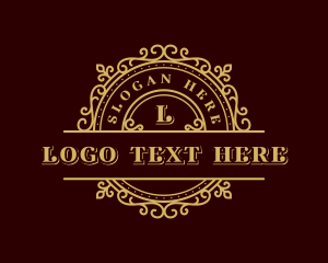 Antique - Luxury Decorative Hotel logo design