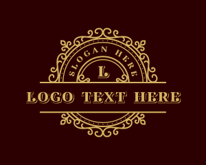 Luxury Decorative Hotel Logo