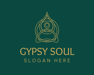 Spiritual Meditation Yoga  logo design