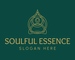 Spiritual Meditation Yoga  logo design