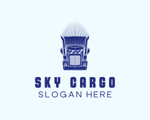 Express Cargo Truck logo design