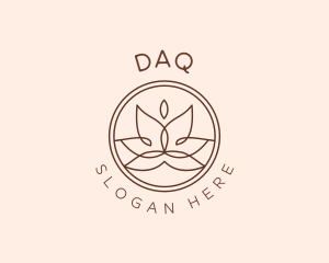 Meditation Lotus Flower Logo