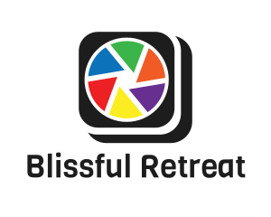 Social Media - Colorful Camera App logo design