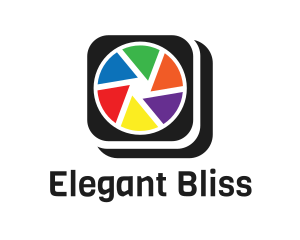 Shutter - Colorful Camera App logo design