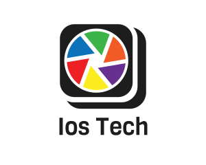 Ios - Colorful Camera App logo design