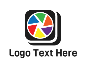 App Icon - Colorful Camera App logo design