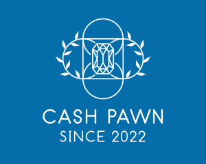 Pawn - Nature Diamond Gem logo design