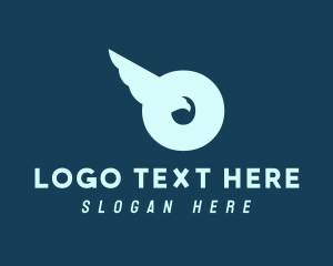 Airline - Eagle Letter O logo design