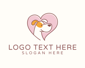 Pet Supply - Heart Pet Dog logo design