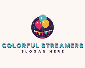 Streamers - Balloon Festival Streamers logo design