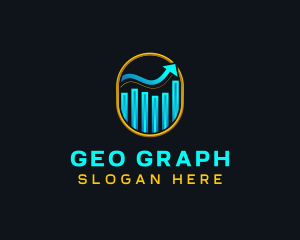 Marketing Arrow Graph logo design