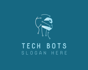 Robotic - AI Robotics Technology logo design