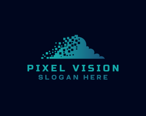 Pixel Cloud Technology logo design