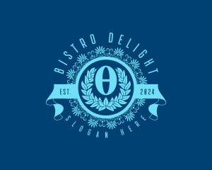 Premium Greek Theta logo design