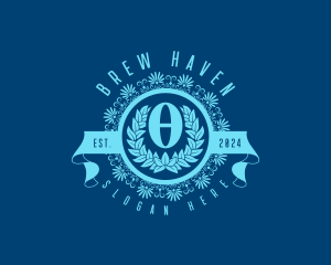 Premium Greek Theta logo design